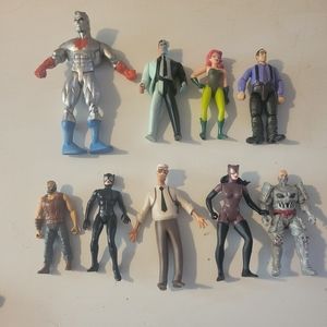 DC Comics Action Figures Set of 9
